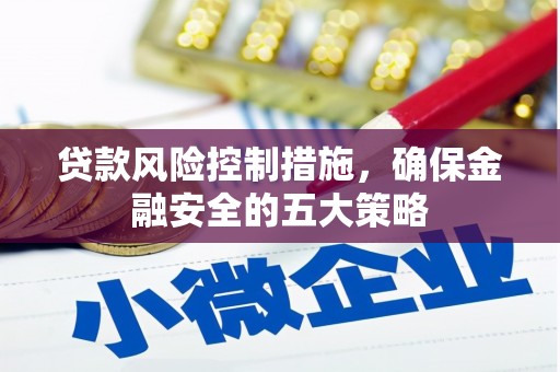 富裕贷款风险控制措施，确保金融安全的五大策略