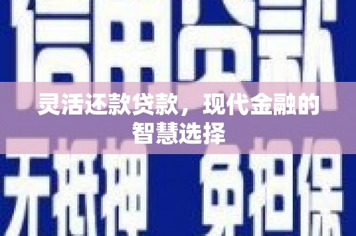 富裕灵活还款贷款，现代金融的智慧选择