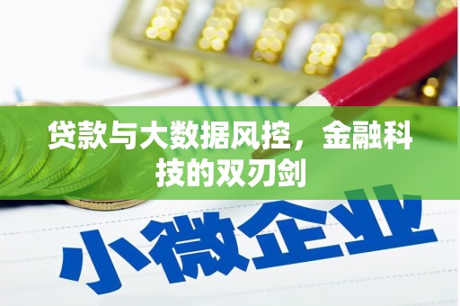 富裕贷款与大数据风控，金融科技的双刃剑