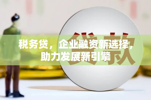 富裕税务贷，企业融资新选择，助力发展新引擎
