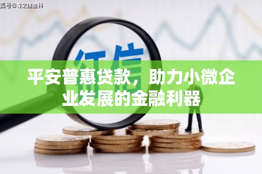 富裕平安普惠贷款，助力小微企业发展的金融利器
