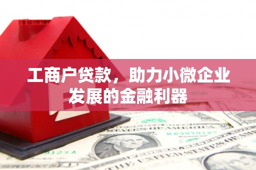 富裕工商户贷款，助力小微企业发展的金融利器