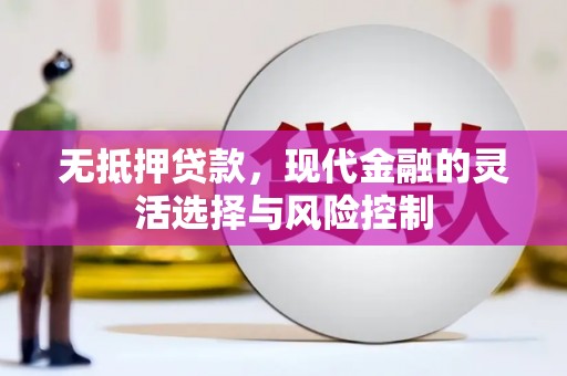 富裕无抵押贷款，现代金融的灵活选择与风险控制