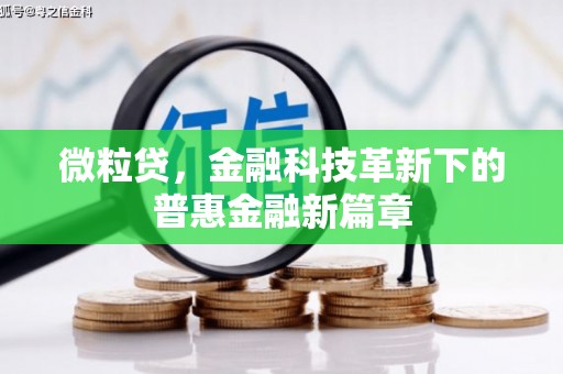 富裕微粒贷，金融科技革新下的普惠金融新篇章
