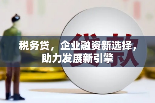 富裕税务贷，企业融资新选择，助力发展新引擎