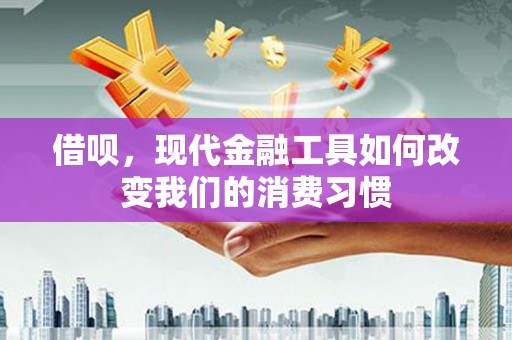 富裕借呗，现代金融工具如何改变我们的消费习惯