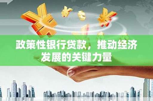 富裕政策性银行贷款，推动经济发展的关键力量
