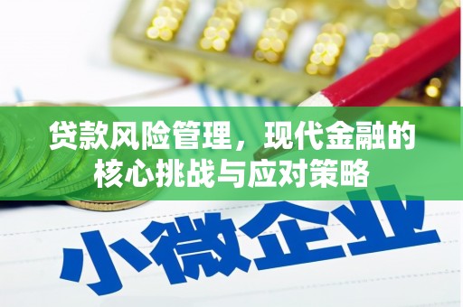 富裕贷款风险管理，现代金融的核心挑战与应对策略