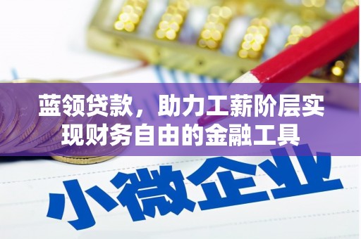 富裕蓝领贷款，助力工薪阶层实现财务自由的金融工具