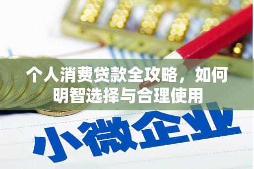 富裕个人消费贷款全攻略，如何明智选择与合理使用